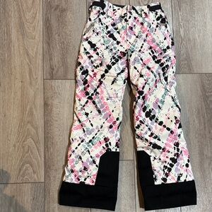 Girls Spyder Olympia Black Snow Pants
